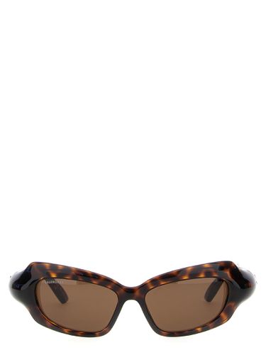 Palazzo Rectangle Sunglasses - Balenciaga - Modalova