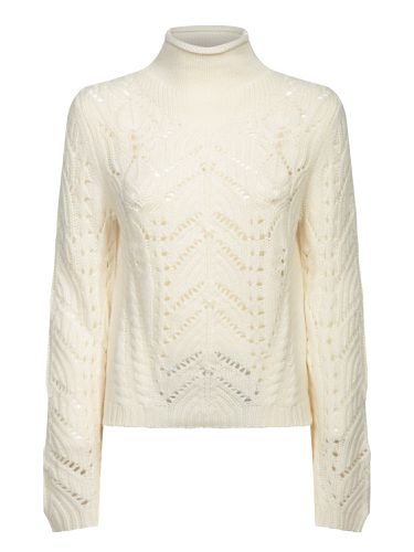 Gustavia Ivory Wool And Cashmere Sweater - Loulou Studio - Modalova