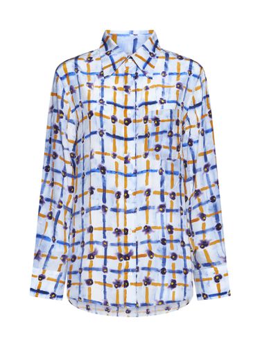 Marni Print Silk Shirt - Marni - Modalova