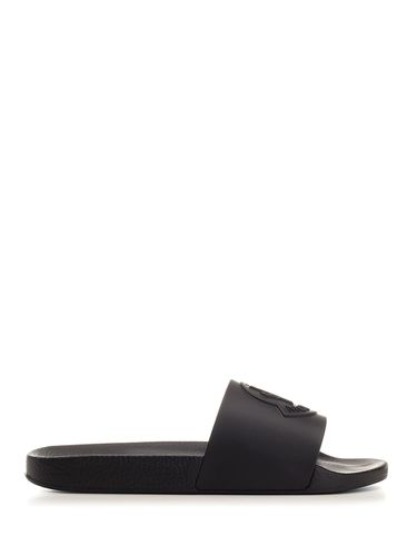 Moncler Black brazil Slides - Moncler - Modalova