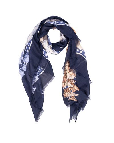 Salvatore Ferragamo Scarfs Blue - Ferragamo - Modalova