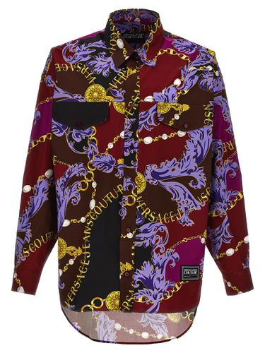 Baroque Print Shirt - Versace Jeans Couture - Modalova