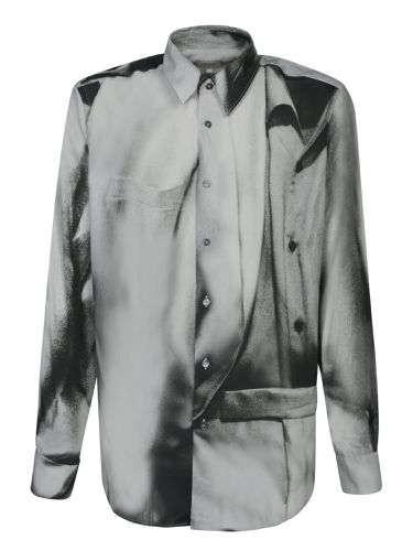 Patterned Shirt Grey/black - Paul Smith - Modalova