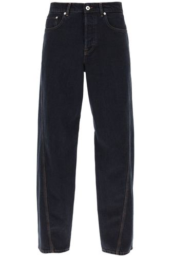 Baggy Jeans With Twisted Seams - Lanvin - Modalova
