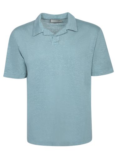 Canali Avio Linen Jersey Polo Shirt - Canali - Modalova