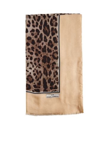 Modal And Cashmere Blend Scarf - Dolce & Gabbana - Modalova