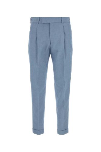 Powder Blue Stretch Cotton Pant - PT Torino - Modalova