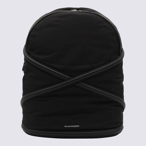 Black Canvas And Leather The Harness Backpack - Alexander McQueen - Modalova