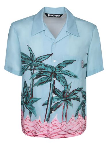 Palm Trees Bowling Shirt - Palm Angels - Modalova