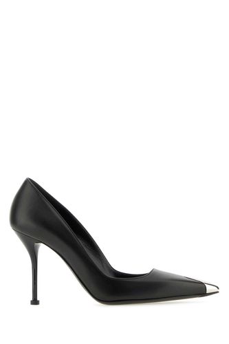 Black Leather Punk Pumps - Alexander McQueen - Modalova