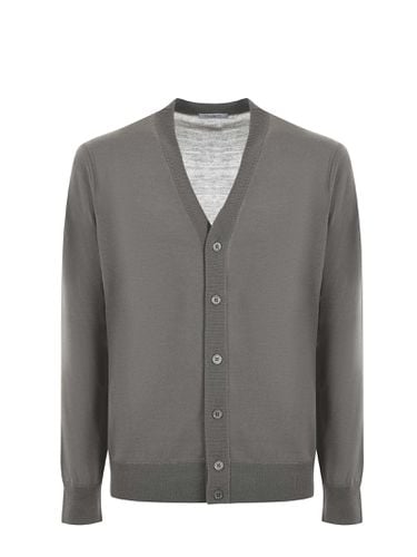 Paolo Pecora Virgin Wool Cardigan - Paolo Pecora - Modalova