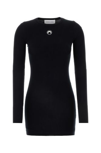 Moon Logo Knit Mini Dress - Marine Serre - Modalova