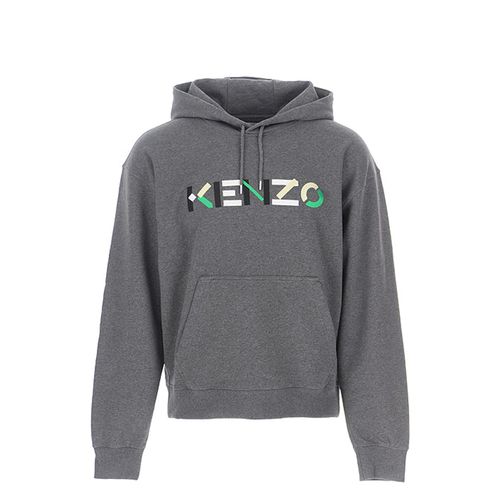 Kenzo Logo Hooded Sweatshirt - Kenzo - Modalova