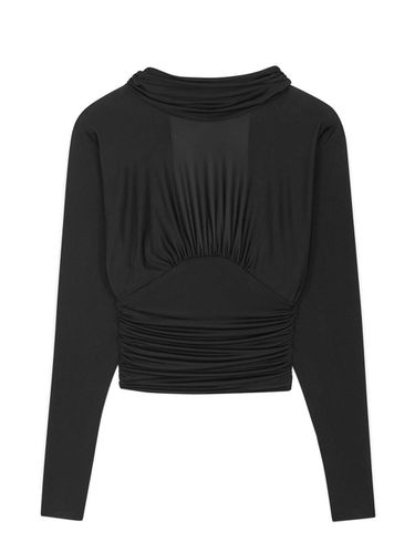 Saint Laurent Shiny Knit Top - Saint Laurent - Modalova