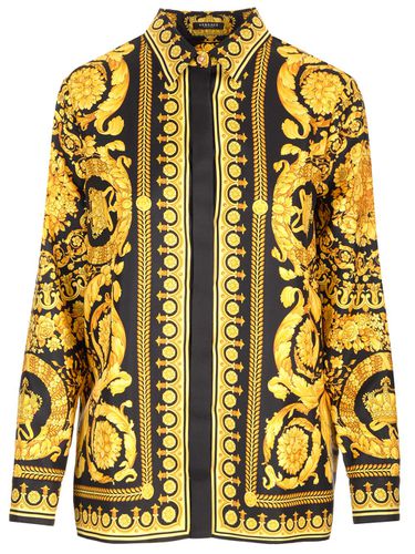 Versace Baroque Silk Shirt - Versace - Modalova