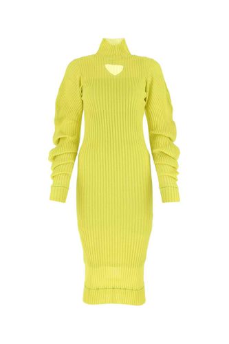 Turtleneck Cut-out Rib-knit Dress - Bottega Veneta - Modalova