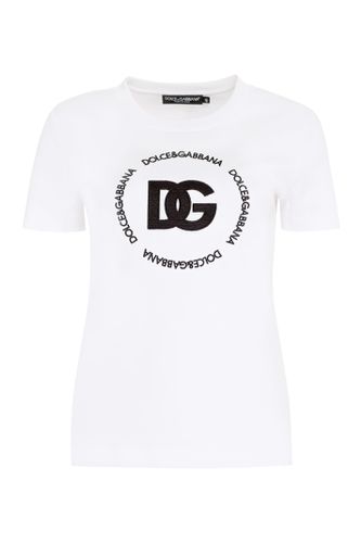 Cotton Crew-neck T-shirt - Dolce & Gabbana - Modalova