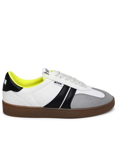 MSGM Two-tone Suede Sneakers - MSGM - Modalova