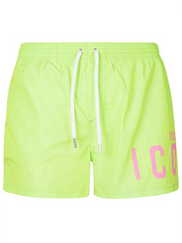 Icon Logo Print Swim Shorts - Dsquared2 - Modalova