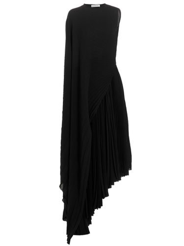 Asymmetrical Pleated Dress - Balenciaga - Modalova