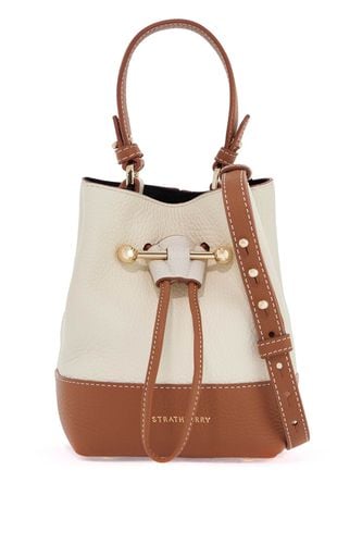 Beige Calfskin Bag With Short Handle And Shoulder Strap - Strathberry - Modalova