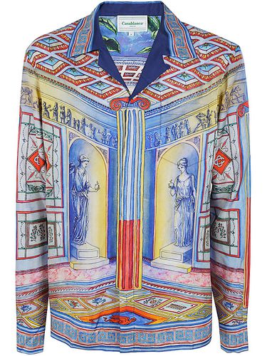 Casablanca Le Temple Satin Shirt - Casablanca - Modalova