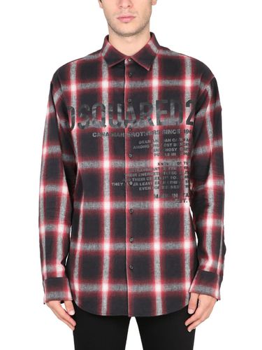 Dsquared2 Logo Print Shirt - Dsquared2 - Modalova