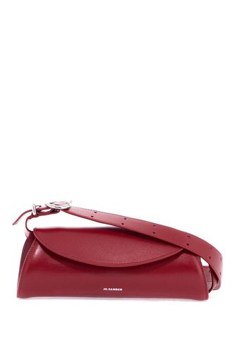 Cedar Red Mini Cannolo Leather Crossbody Bag - Jil Sander - Modalova