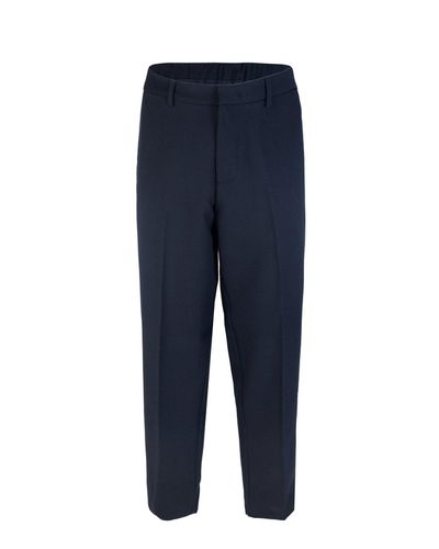 Pleated Tapered Trousers - Emporio Armani - Modalova