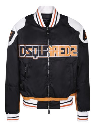 Rider College Bomber Jacket - Dsquared2 - Modalova