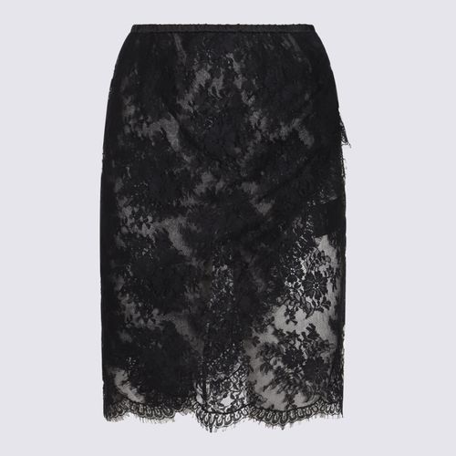 Saint Laurent Black Cotton Skirt - Saint Laurent - Modalova