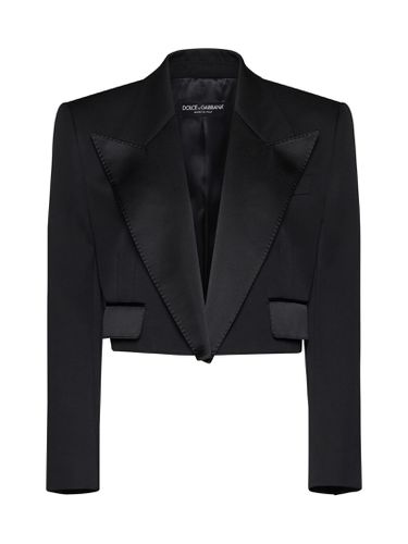Dolce & Gabbana Short Tuxedo Jacket - Dolce & Gabbana - Modalova
