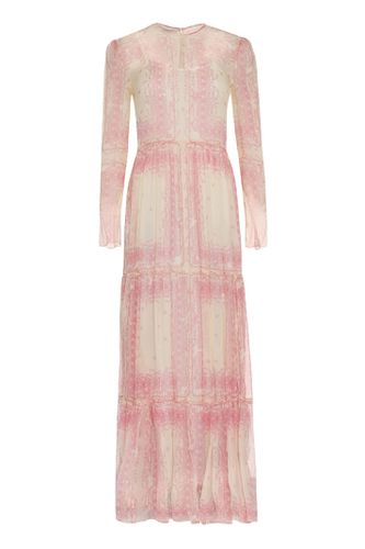 Print Tulle Dress - Philosophy di Lorenzo Serafini - Modalova