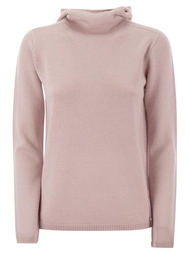 Turtleneck Knitted Hoodie - Max Mara The Cube - Modalova