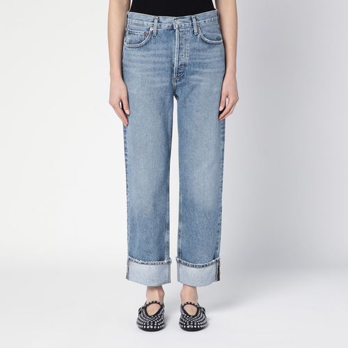 Light Fran Jeans In Organic Denim With Turn-ups - AGOLDE - Modalova