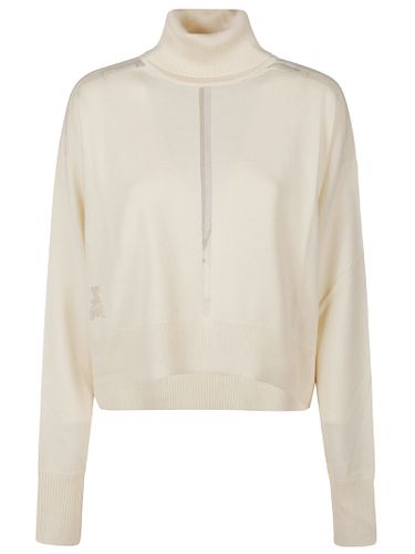 Logo-embossed Turtle Neck Sweater - Patrizia Pepe - Modalova