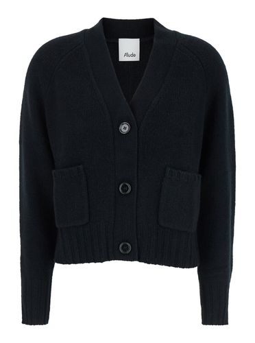 Cardigan With V Neck In Wool And Cashmere Woman - Allude - Modalova