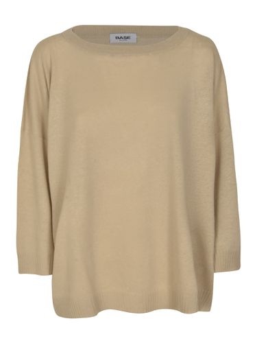 Base Rib Trim Plain Sweater - Base - Modalova