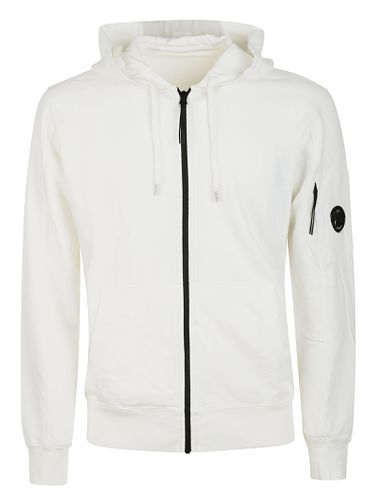 C. P. Company Light Fleece Open Hooded Sweatshirt - C.P. Company - Modalova