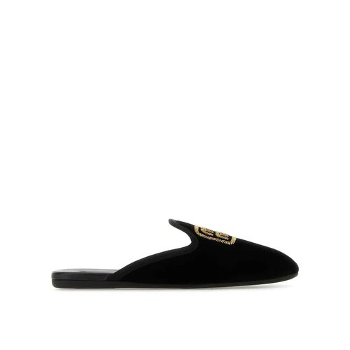 Logo Embroidered Slip-on Mules - Miu Miu - Modalova