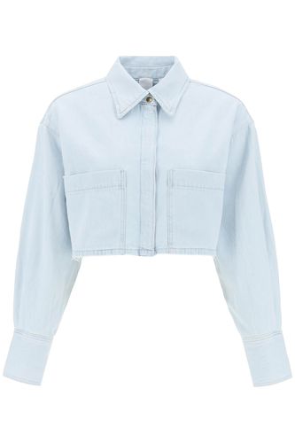 Pinko Pergusa Cropped Denim Shirt - Pinko - Modalova