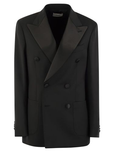 Fresh Wool Double Breasted Jacket - Saulina Milano - Modalova