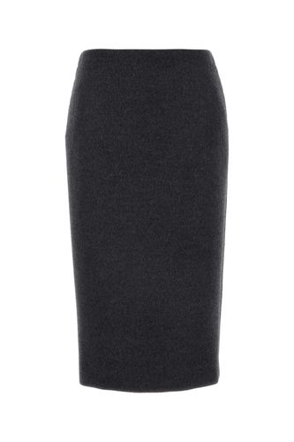 Gucci Charcoal Wool Blend Skirt - Gucci - Modalova