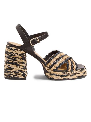 Vicen Sandals In Natural Raffia - Castañer - Modalova