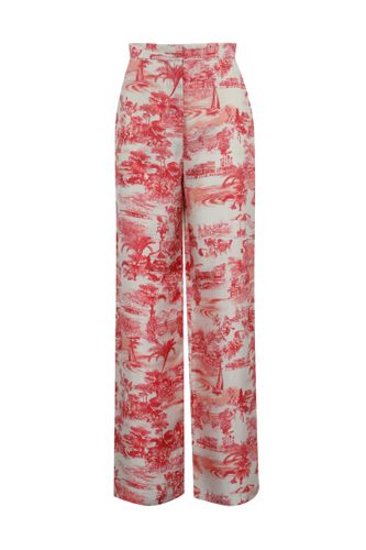 Zeus Trousers In Printed Twill - Max Mara Studio - Modalova