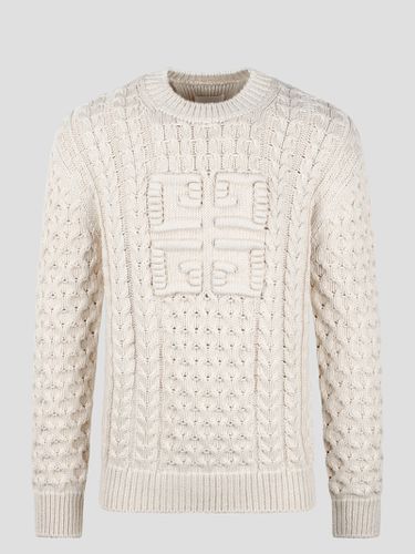 Givenchy 4g Cable-knit Sweater - Givenchy - Modalova