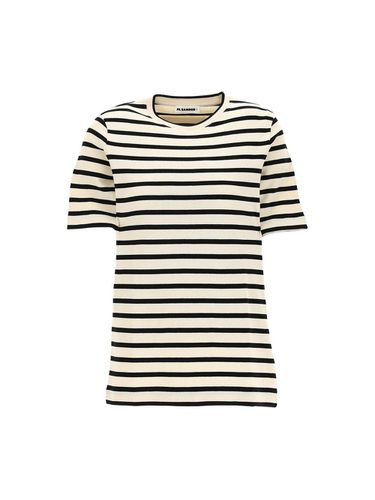 Jil Sander Striped Crewneck T-shirt - Jil Sander - Modalova