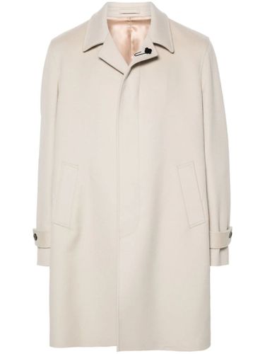 Ivory White Virgin Wool Coat - Lardini - Modalova