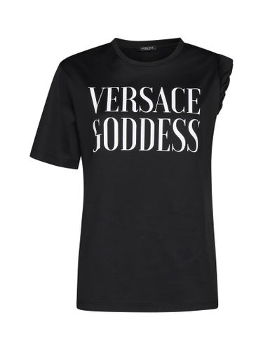 Versace Goddess T-shirt - Versace - Modalova