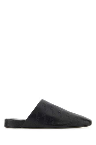 Balenciaga Black Leather Slippers - Balenciaga - Modalova